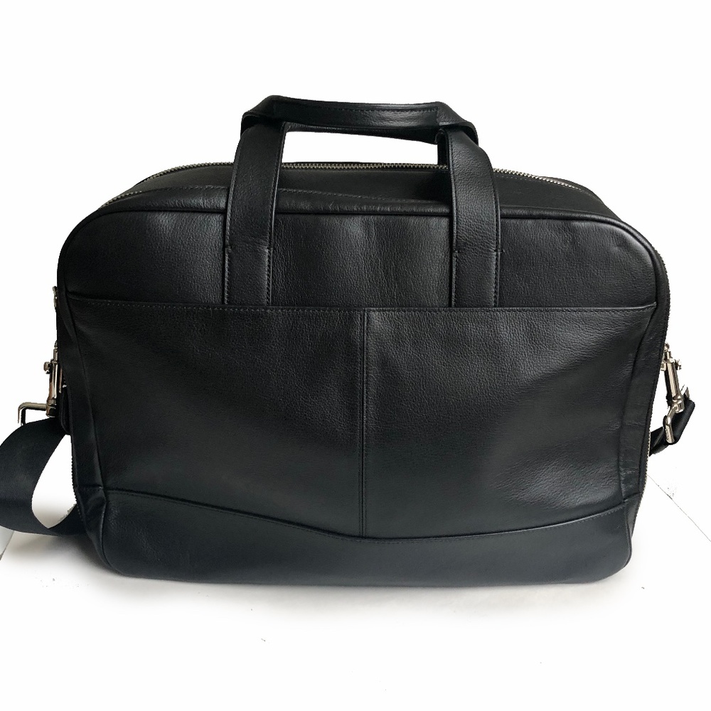 Coach Bag Hamilton Commuter Bag Messenger Brief Black Leather Style #F72224 NWOT - Picture 6 of 11